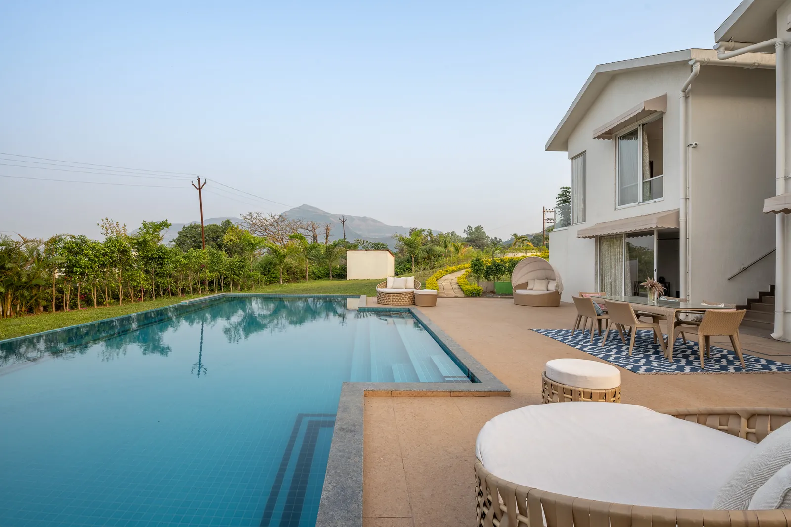 Temperature-controlled pool and deck